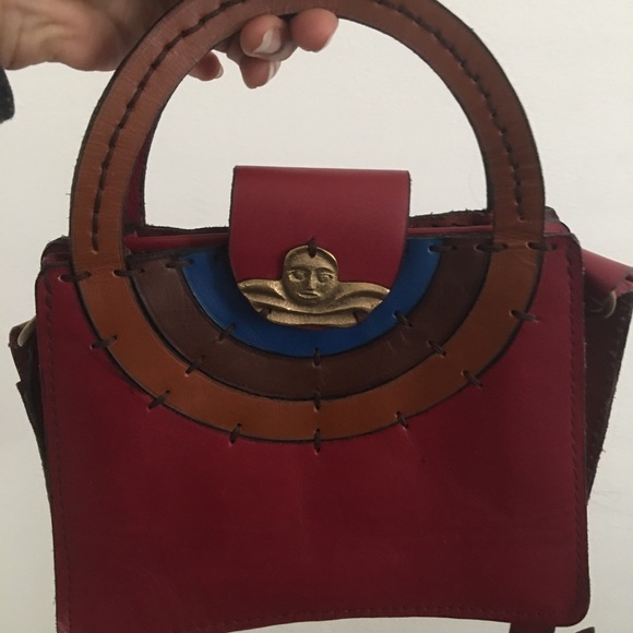Sami Amin Small Rainbow Bag | Red | Leather - Picture 3 of 8
